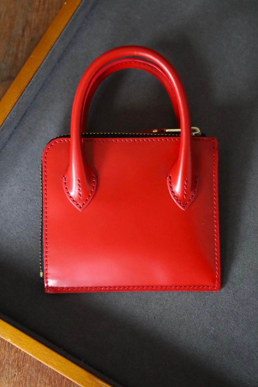 コムデギャルソン 財布 HANDELS L字型ZIP WALLET (8Z-U310-051)RED☆9月27日発売！