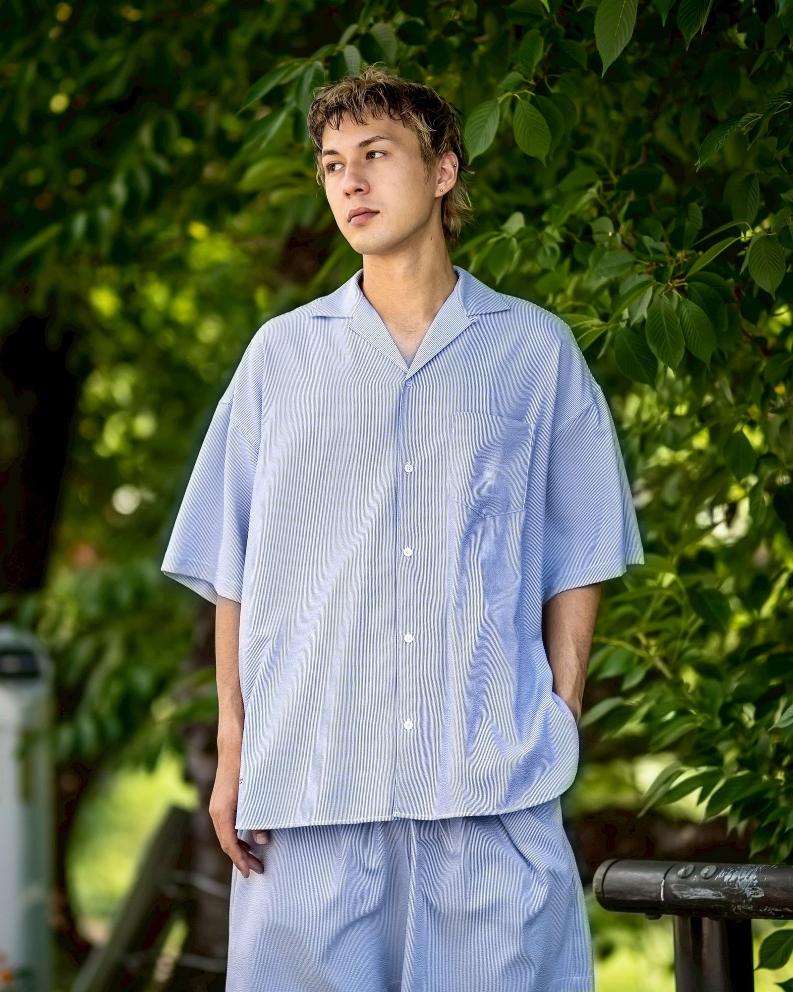 FreshService SEERSUCKER STRIPE OPEN COLLAR SHIRT 6月13日(土)新作発売！