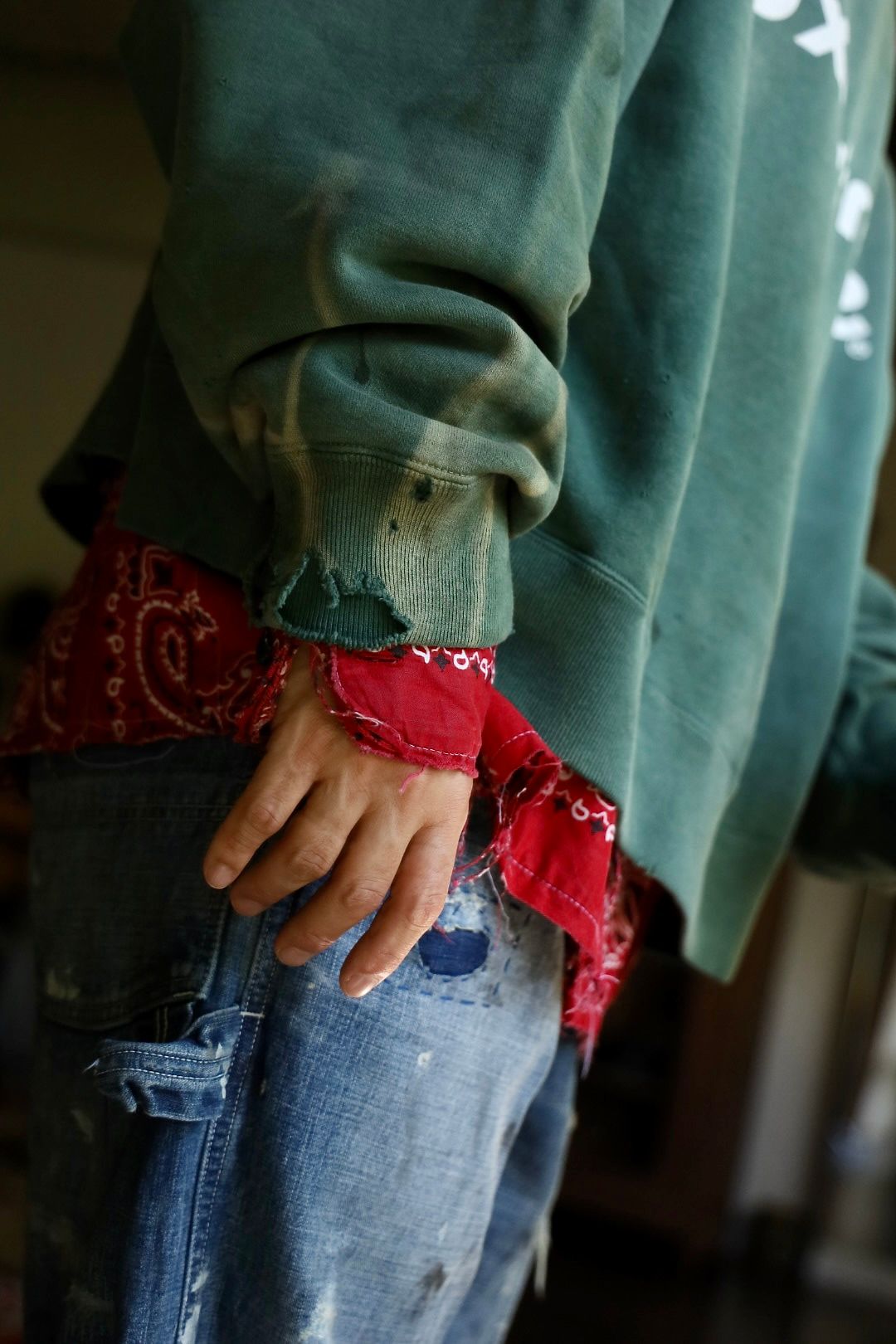 セントマイケル24AW YOUTH CREW SWT(SM-YS1-0000-035)GREEN
