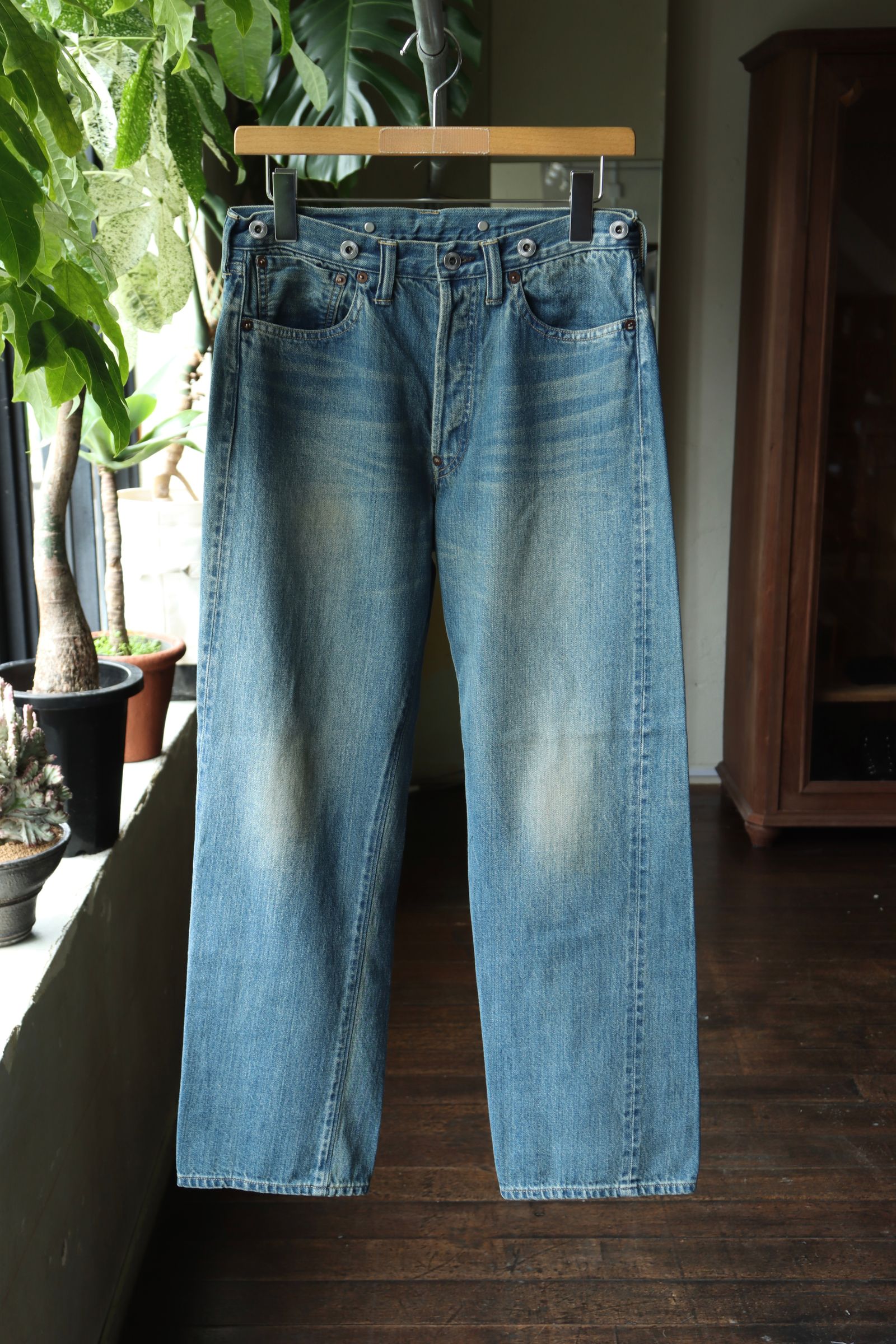 アプレッセ 2025 STYLE2 No.2 Washed Denim Pants(AP-4008)INDIGO