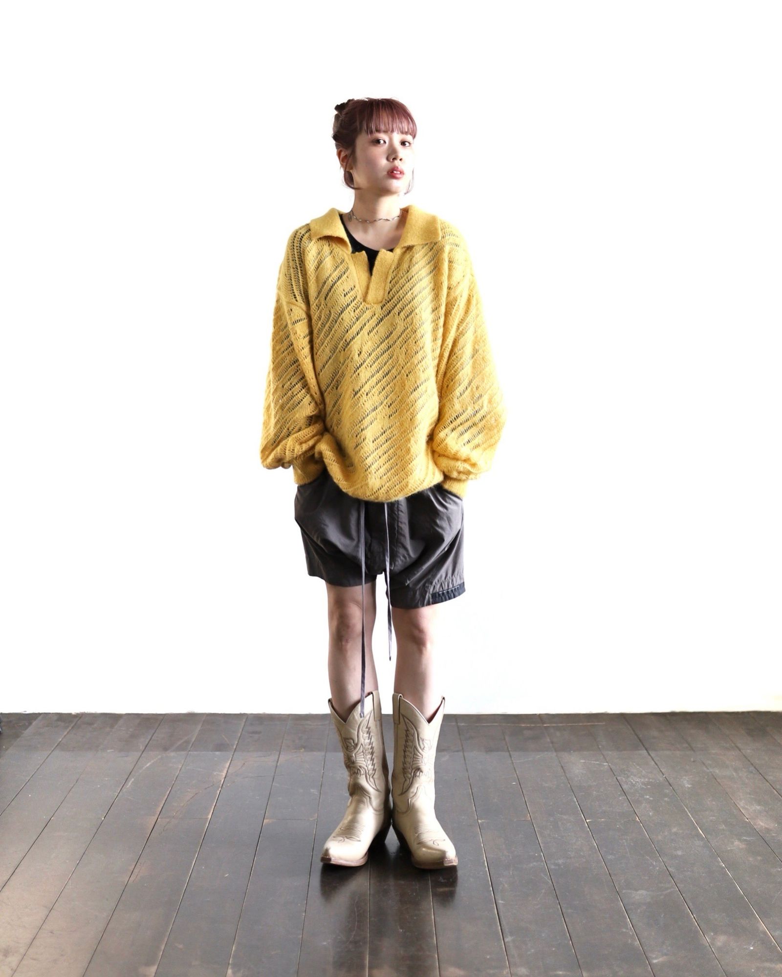 YOKE - YOKE ヨーク24SS SILK MOHAIR PULLOVER SWEATER