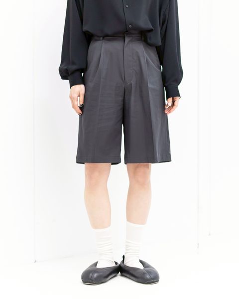 Graphpaper Satin Oversized Band Collar Shirt STYLE 2026.02.26