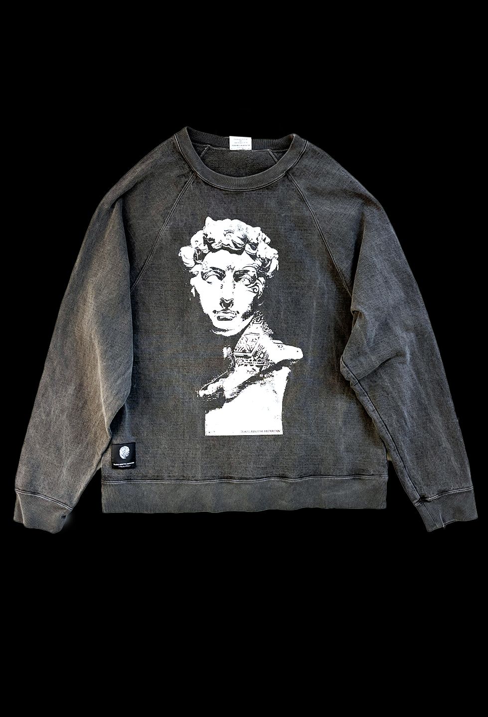 トーキングアバウト ジ アブストラクション 25AW OVER DYE PRINT RAGLAN TEE(2526AW-LS-002)MICHE☆新作発売！