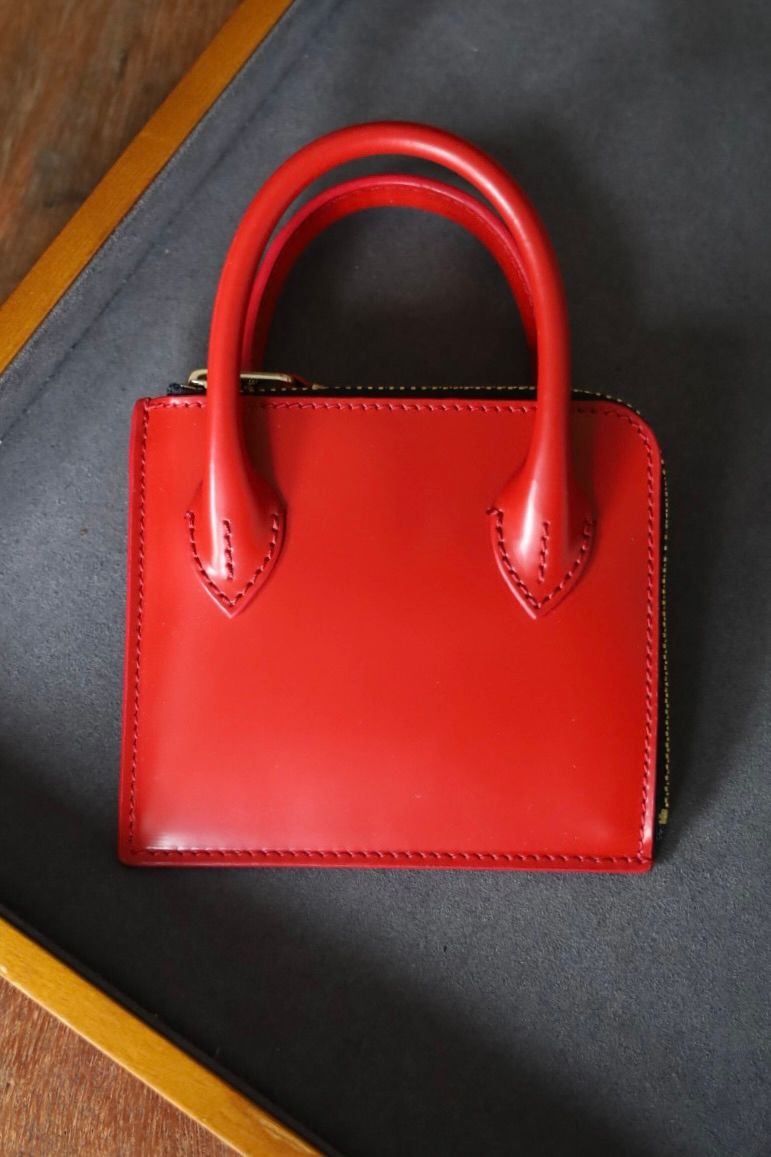 コムデギャルソン 財布 HANDELS L字型ZIP WALLET (8Z-U310-051)RED☆9月27日発売！