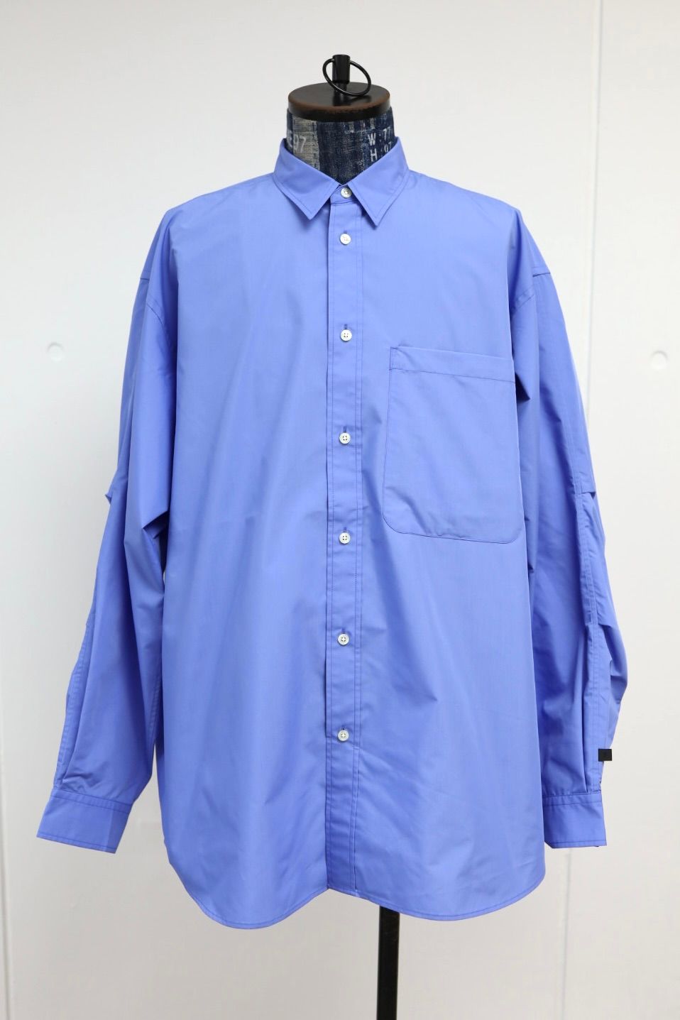 DAIWA PIER39(ダイワピア39) TECH REGULAR COLLAR SHIRT L/S SOLID(BE-81026)SAX☆2月21日(土)発売！