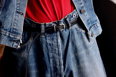 A.PRESSE No.22 Washed Wide Denim Pantsスタイル36