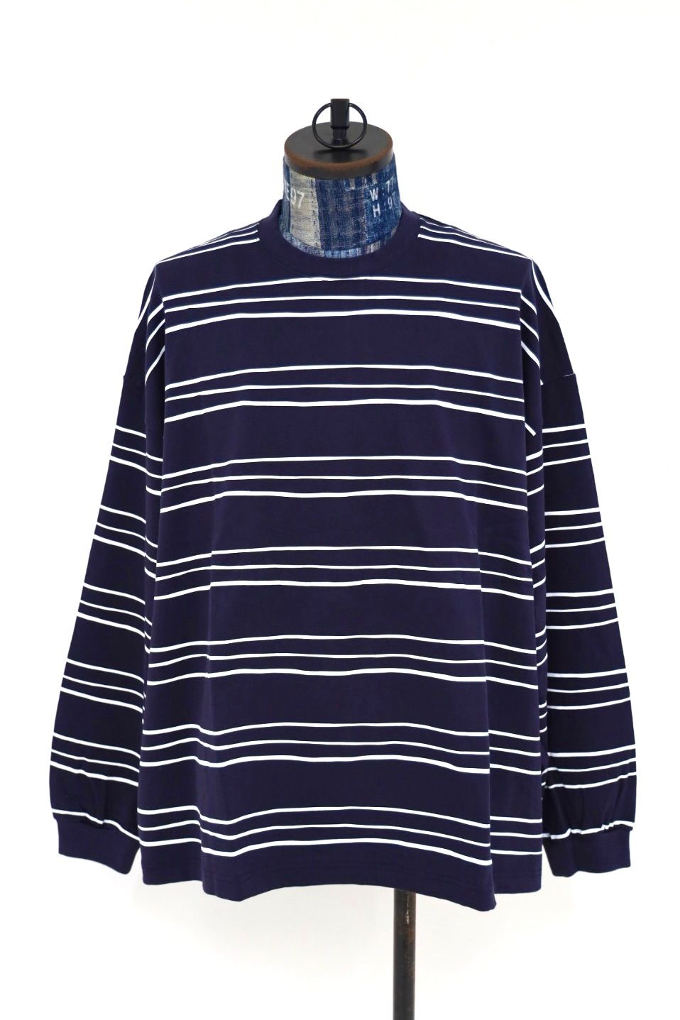 S.F.C 2026FW エスエフシー SUPER BIG LS TEE(MULTI STRIPE) (SFCFW26CS05)Navy☆9月12日(土)発売！