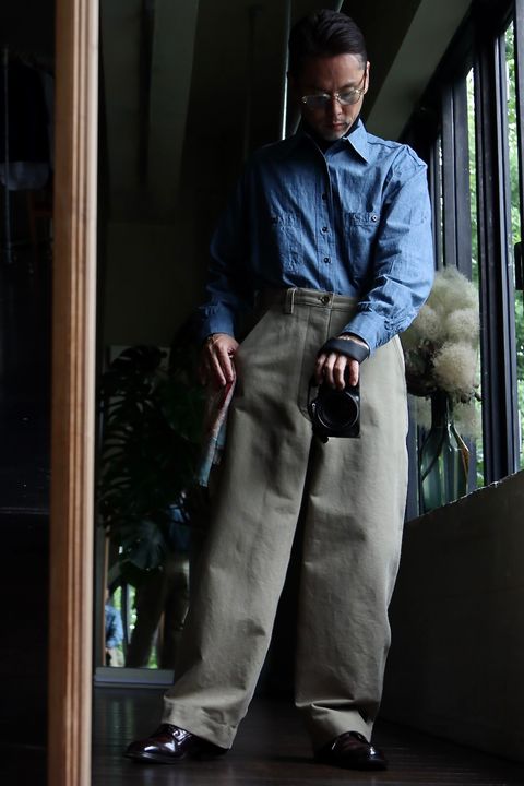 A.PRESSE Motorcycle Trousersスタイル