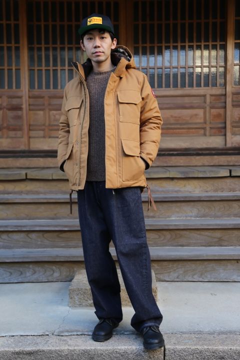CANADA GOOSE×JUNYA WATANABE MAN 綿ダックコラボレーションダウンジャケット"BROWN"Style.2020.11.16..