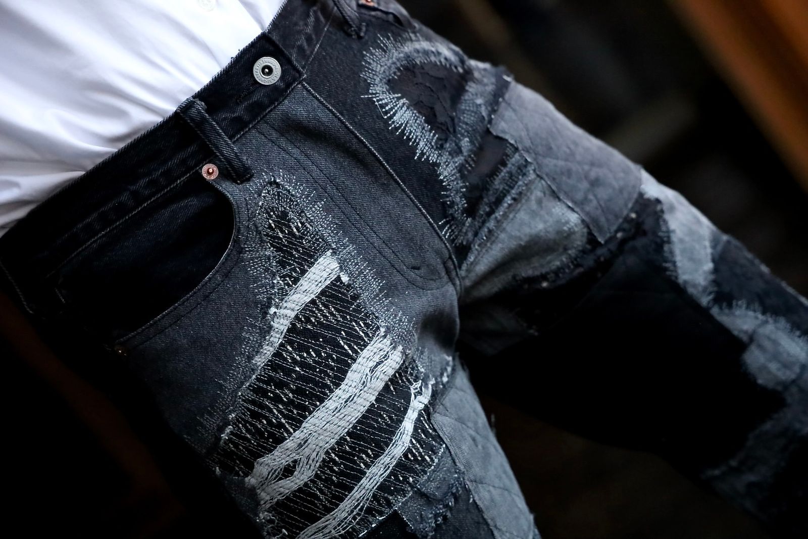 JUNYA WATANABE MAN Levi's Wネームデニムジャケットスタイル