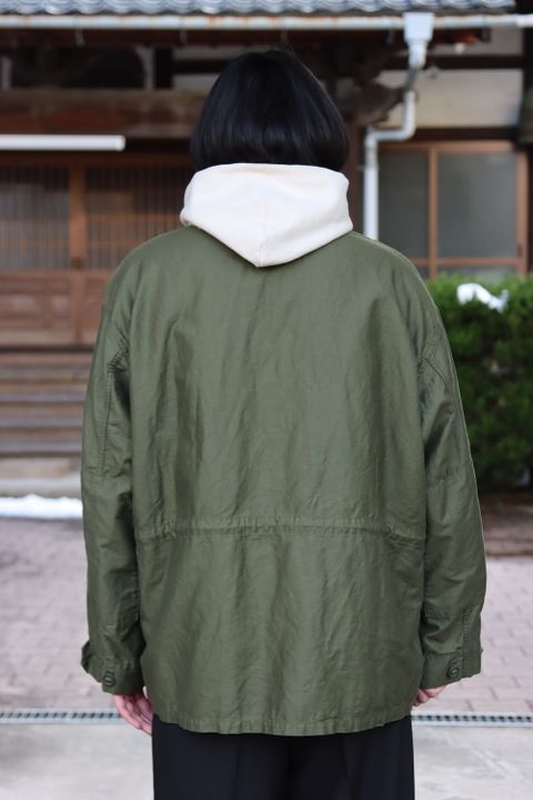 Graphpaper Cotton Linen Moleskin Military Jacket(GU221-30094) style.2022.2.18