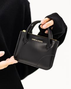 コムデギャルソン HANDELS ARECALF ZIP POUCH M (8Z-U810-051)BLACK☆9月6日発売！