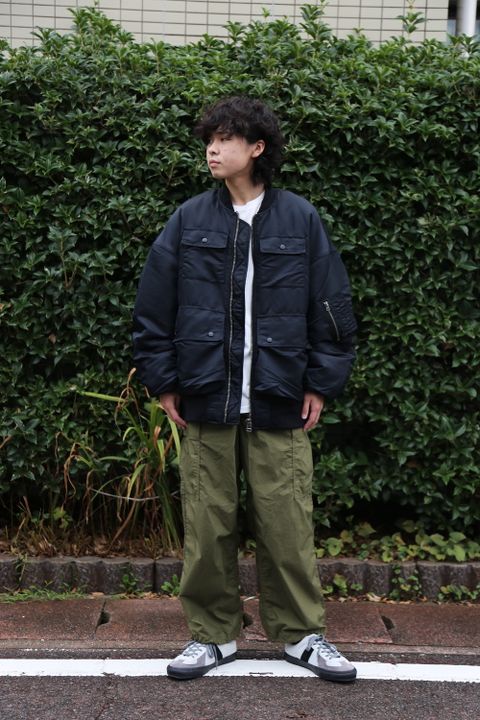 FreshService FIVE POCKET BOMBER JACKET w/INSULATION(FSW-21-CT_85) style. 2021.08.23.