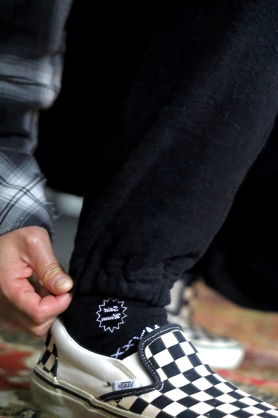 モノノケ・メイド スウェットパンツ SWEAT PANTS_FLOWER(MT-MK8-0000-016)BLACK
