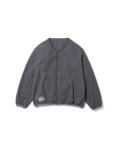フレッシュサービス SYNTHETIC FLEECE CARDIGAN(FSC243-30093)GRAY