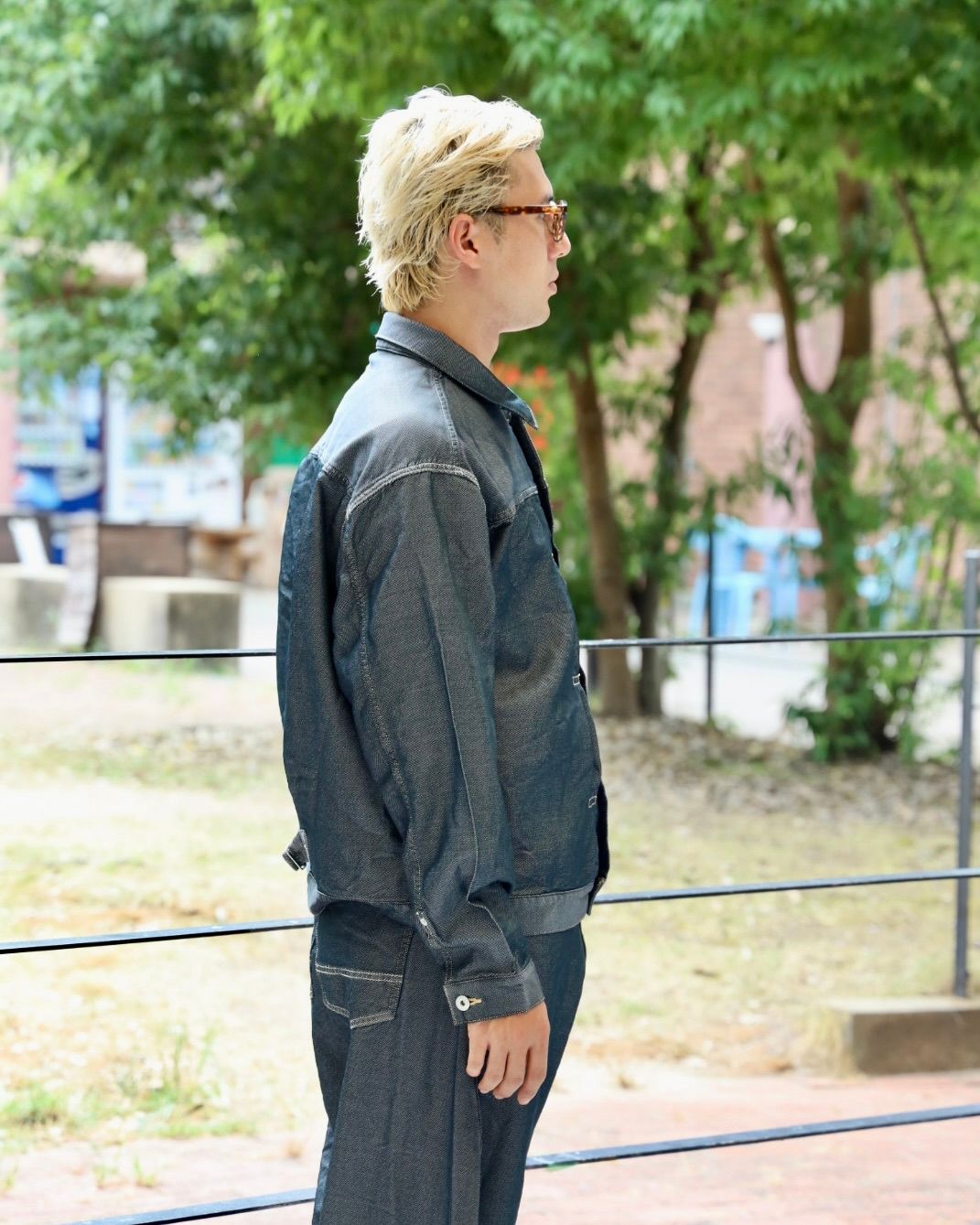COMME des GARCONS HOMME エステルサージ 製品染デニムジャケット 9月4日(土)新作発売！
