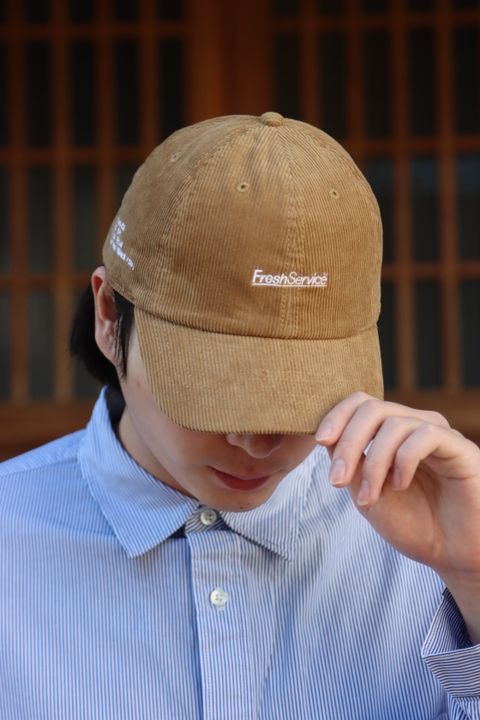 FreshService CORPORATE STRIPE REGULAR COLLAR SHIRT"WHITE×BLUE"style.