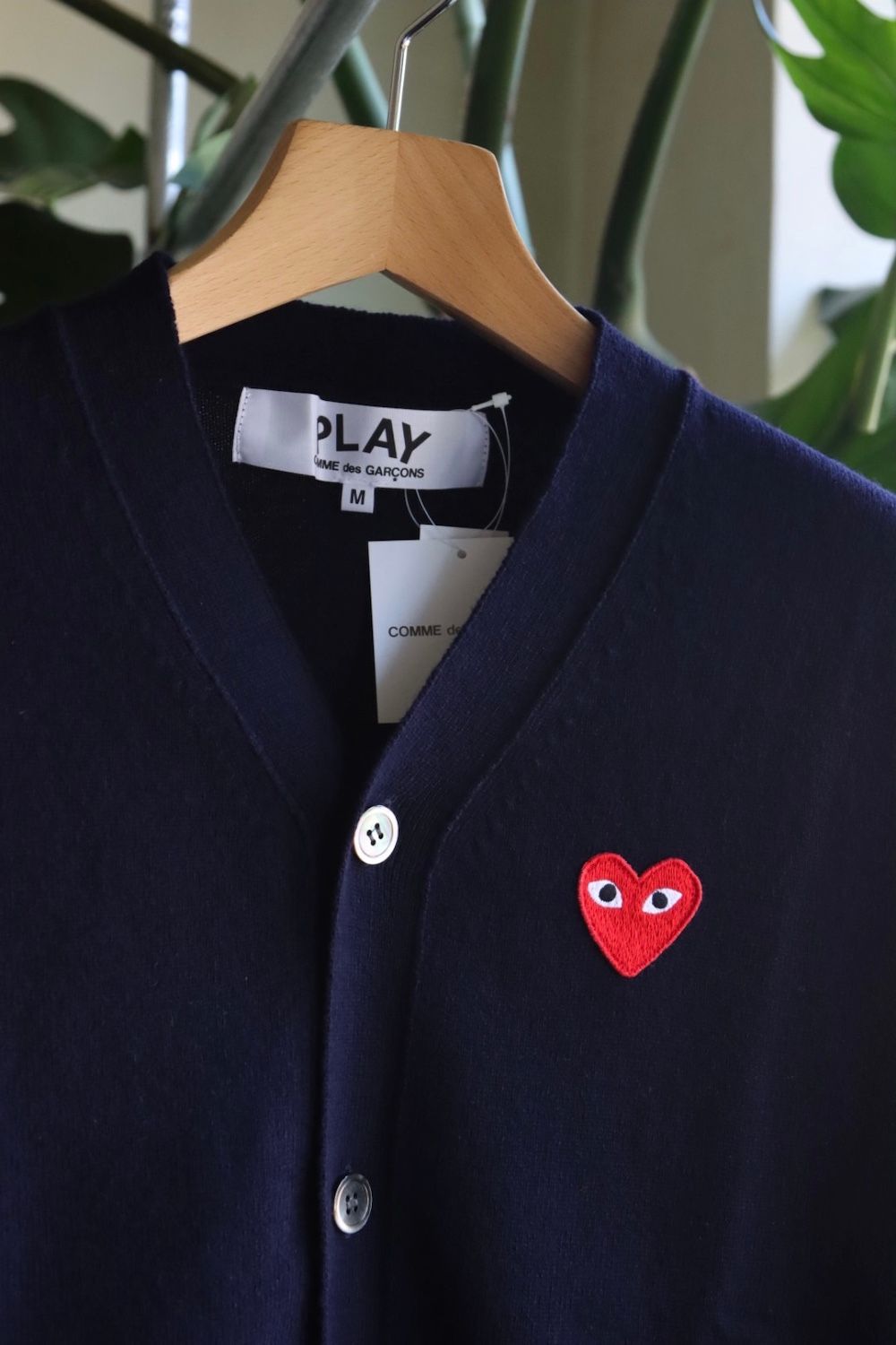 PLAY COMME des GARCONS - プレイコムデギャルソン PLAY CARDIGAN RED