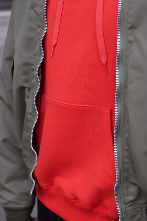 doublet VEGETABLE DYED MA-1(22SS13BL132) style.2022.1.15