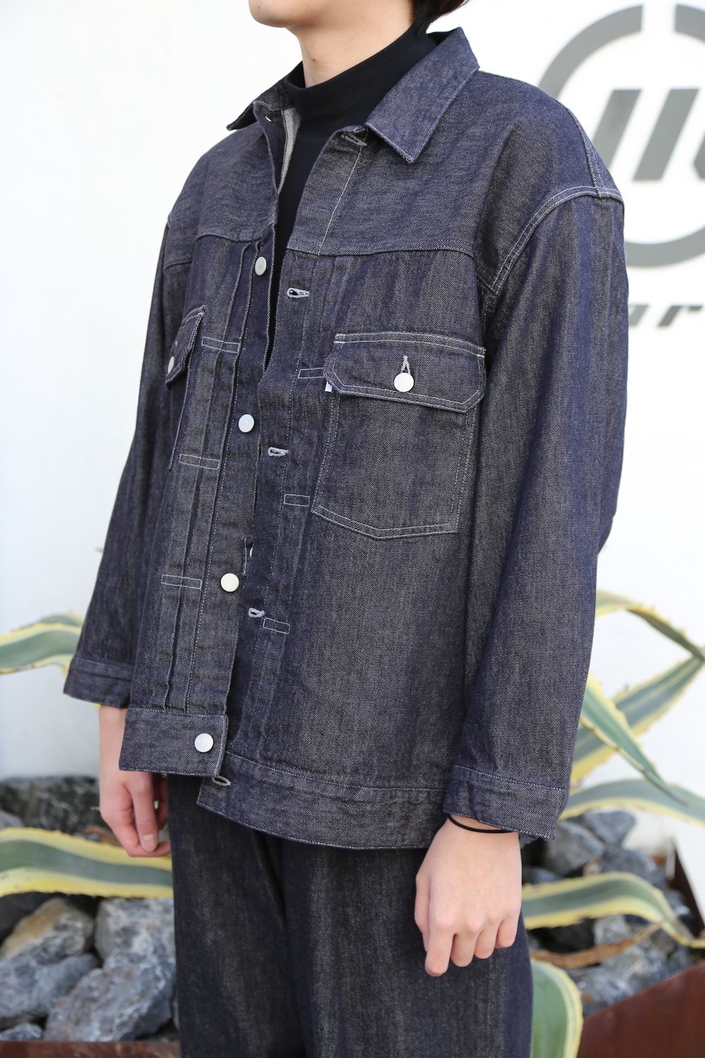 Graphpaper Colorfast Denim Blouson&Colorfast Denim Two Tuck Pants"INDIGO"Style.2020.11.14.
