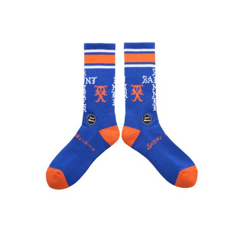 セントマイケル SINNER SOCKS (SM-HR1-0000-116)BLUE/ORANGE/WHITE★10月11日(土)発売！