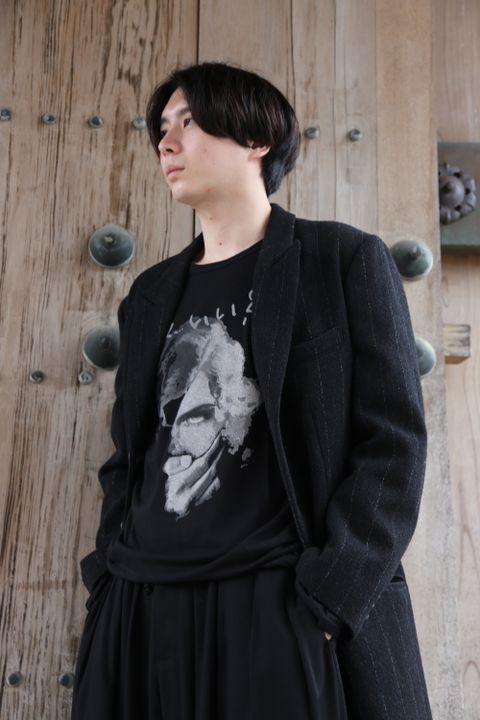 yohji yamamoto 21ss 新作「食べて...いい?」マチ付長袖PT style.2020.12.11.