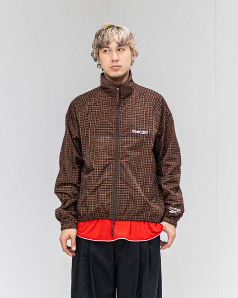 セダンオールパーパス SS26  Reebok / Track Jacket(SD26S-JK01)Brown Plaid☆2月7日(土)12:00発売！