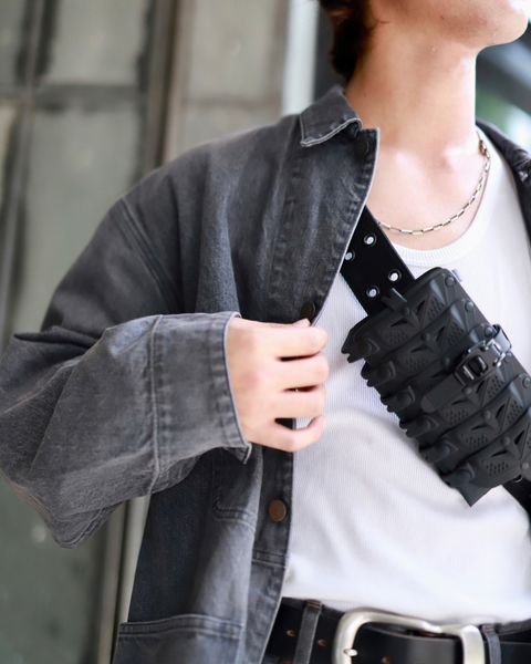 blurhms 23FW 13.5oz Selvage Denim Coverallスタイル