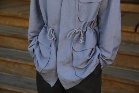 YOKE LOOSE SAFARI JACKET(YK21SS0202J) style. 2021.04.26.