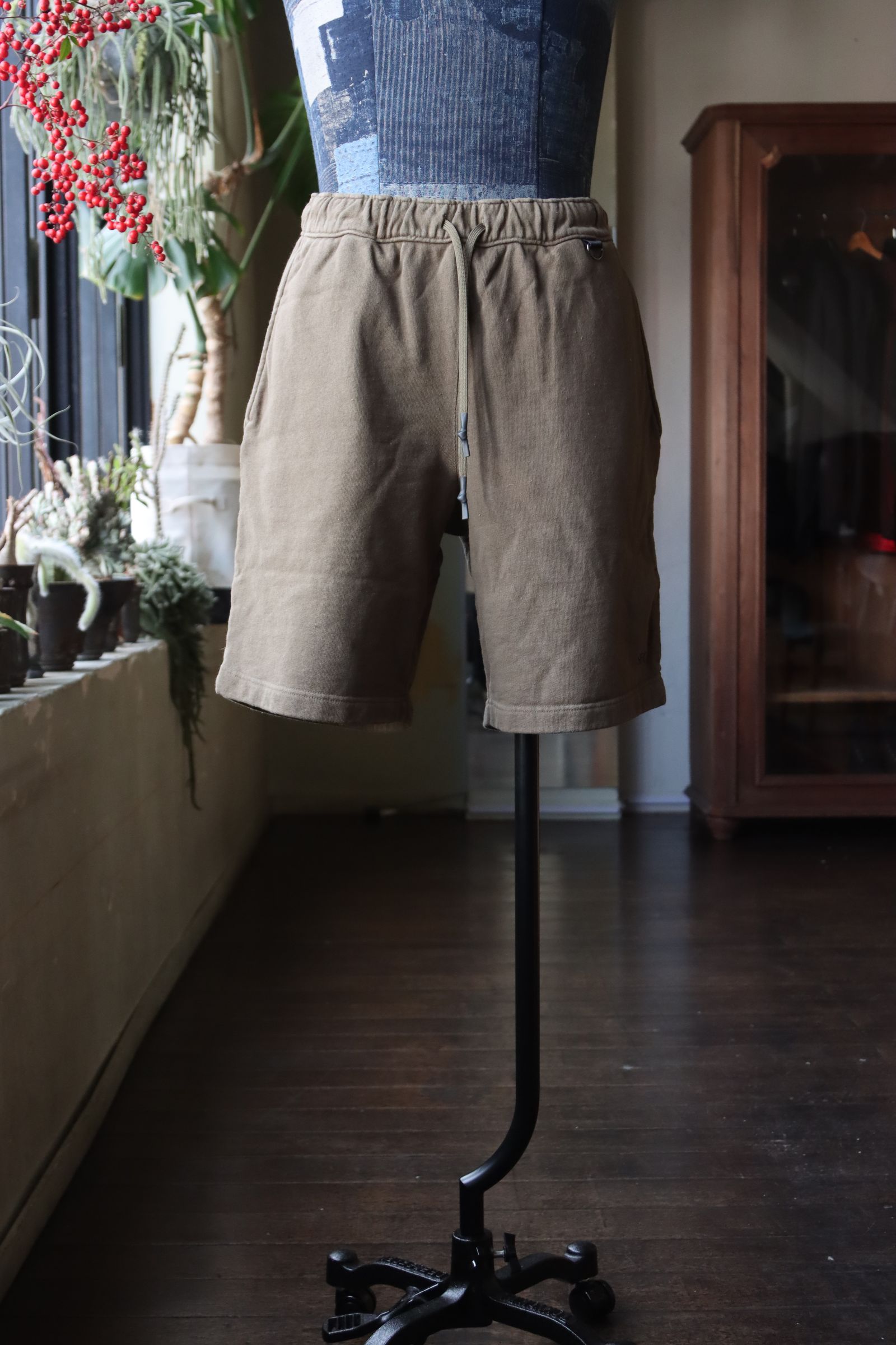 S.F.C 24SS エスエフシー SFC SWEAT SHORTS(SFCSS24CS05)Washed Olive