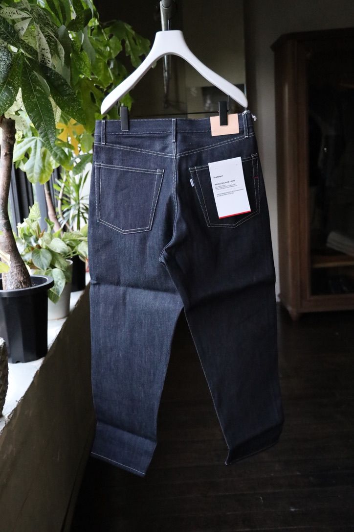 グラフペーパーSelvage Denim Five Pocket Tapered Pants(GU253-40058RB)INDIGO_RIGID