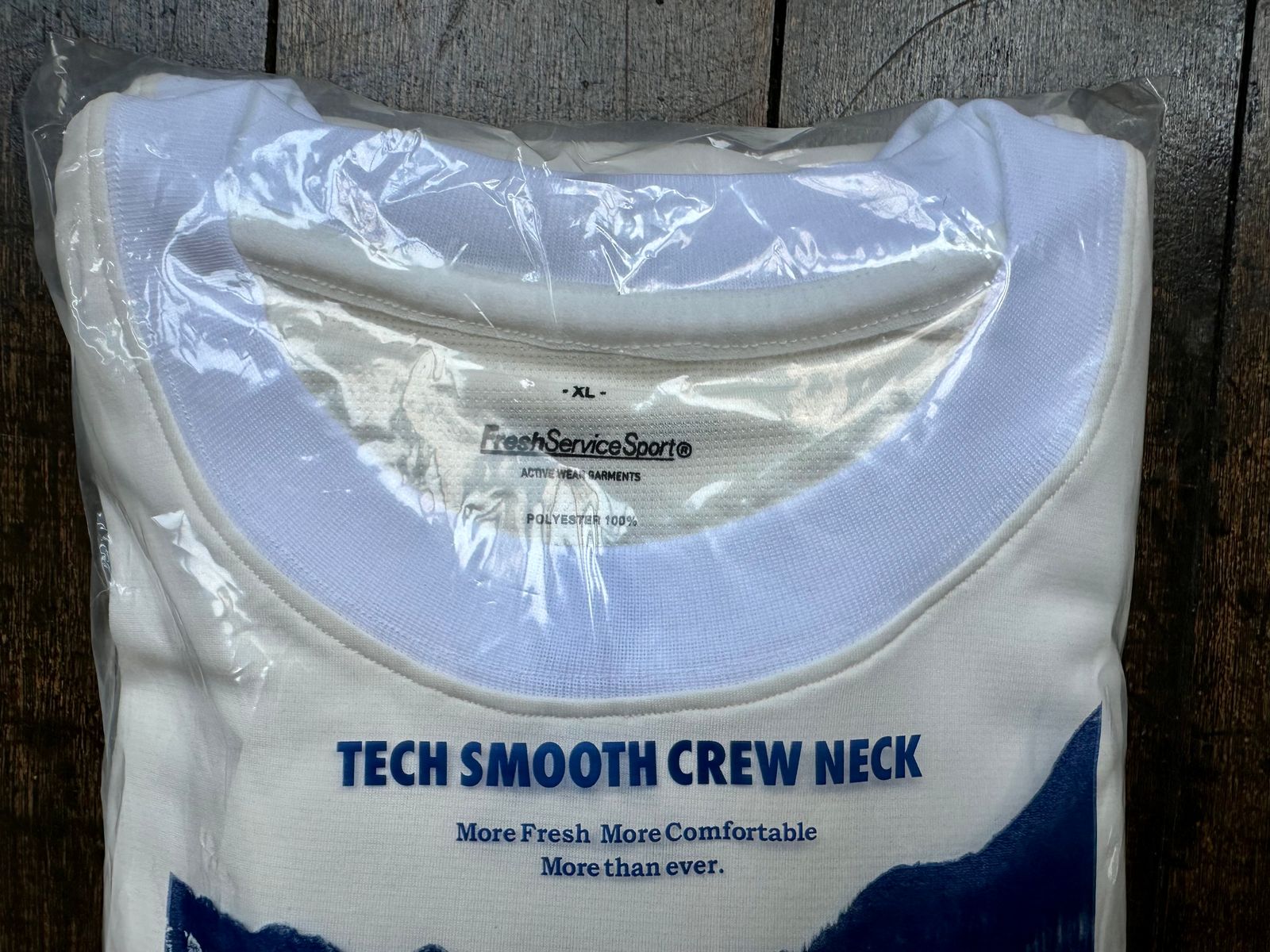 フレッシュサービス 2-PACK TECH SMOOTH S/S CREW NECK (WHITE)