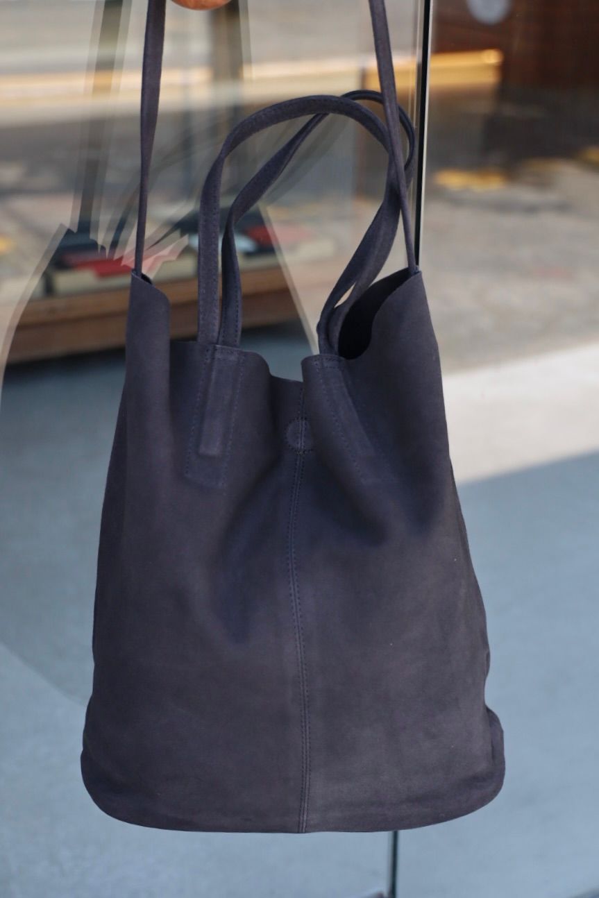 Morphee / モルフェトートバッグ 3WAY MIDIUM TOTE(LONG)SUEDE [CHARCOAL]☆新作発売！
