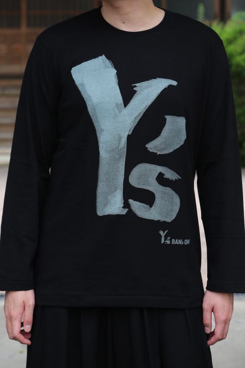 Y's BANG ON! デカロゴ Tシャツ 長袖(YA-T33-052) style.2021.6.5.
