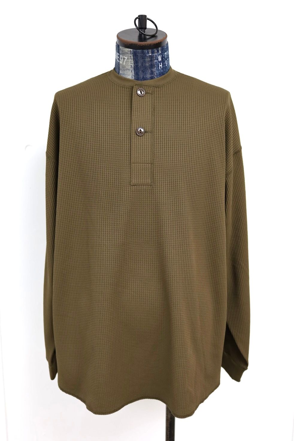 DAIWA PIER39(ダイワピア39) TECH THERMAL HENLEY L/S(BE-38026)BROWN GRAY☆2月21日(土)発売！