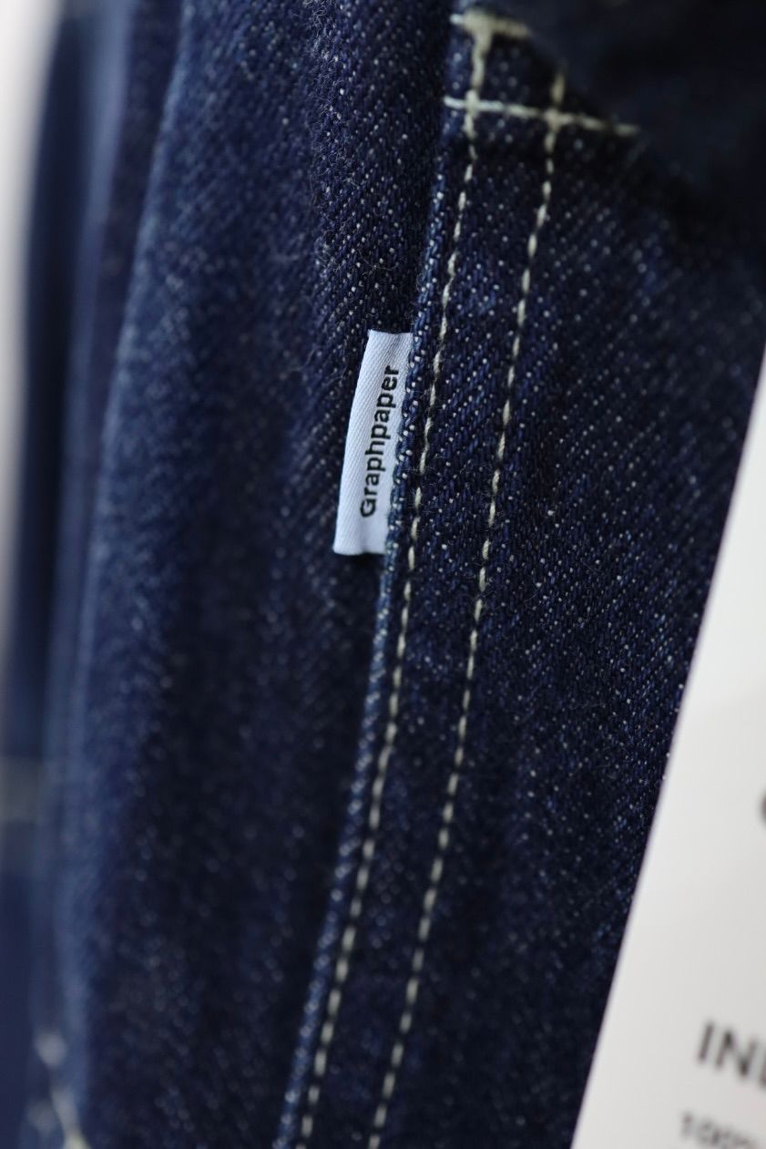 グラフペーパー  Selvage Denim Jacket(GU261-20054DB)INDIGO_DARK FADE★1月24日(土)発売！