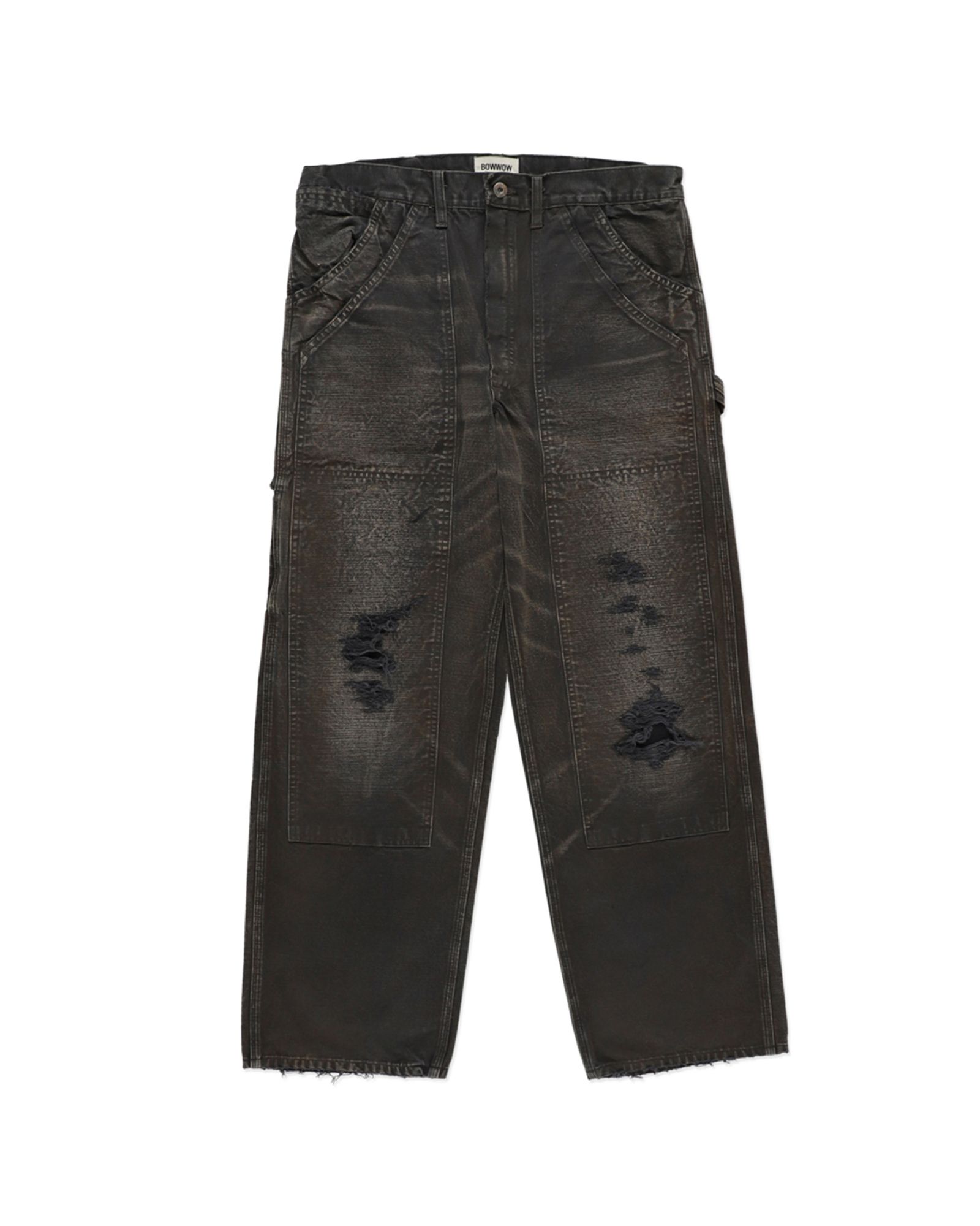BOW WOW 26FW DOUBLE KNEE DUCK PANTS(BWU-DKDP)BLACK☆10月31日(土)発売！