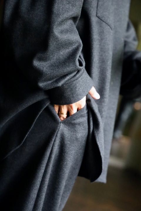 Graphpaper Wool Smooth Flannel セットアップスタイル