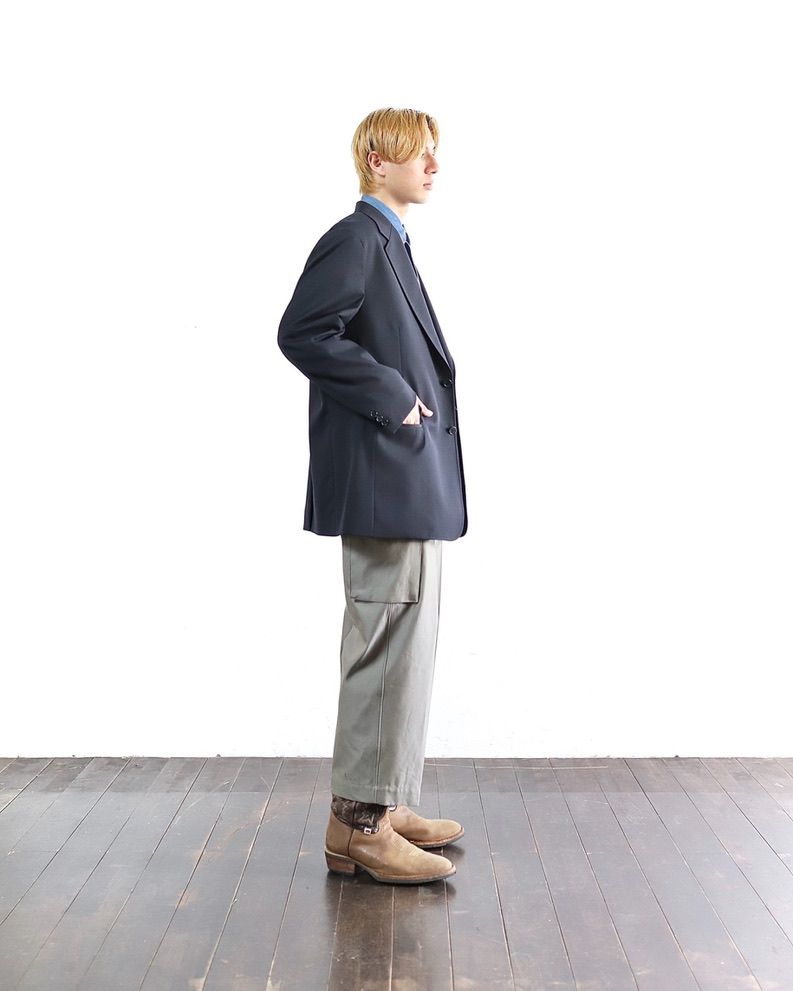 24SS新作●プレシャス２月掲載●HERNO●ツイードブルゾン SHIPS any別注】HINSON: 2トーン スピンドル ショート