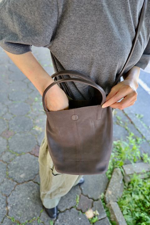 Morphee モルフェ スモールトート"DARKCHOCO"style.
