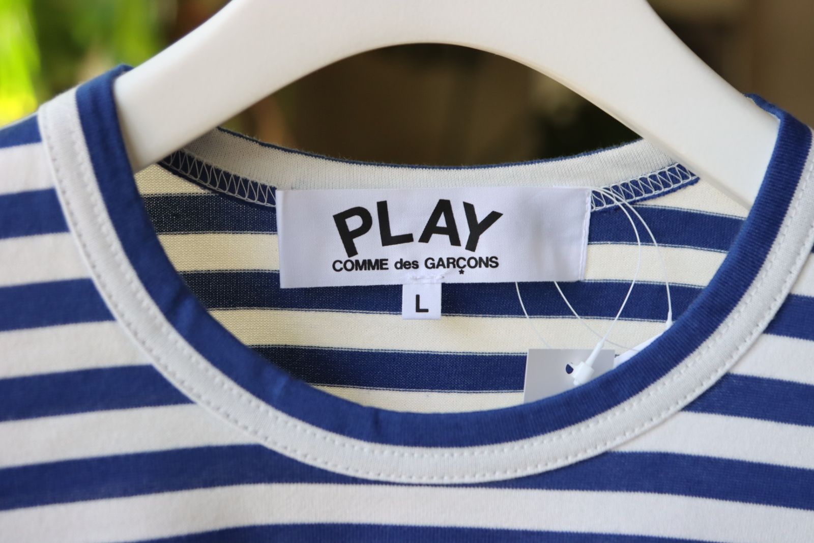 プレイコムデギャルソン ボーダーTシャツ (BLUE/WHITE)☆11月1日(土)再入荷！