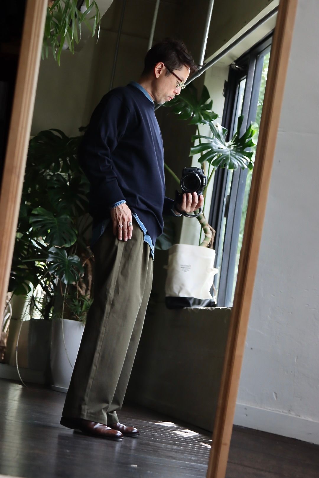 A.PRESSE - アプレッセ22FW Chino Trousers (22AAP-04-06H)OLIVE