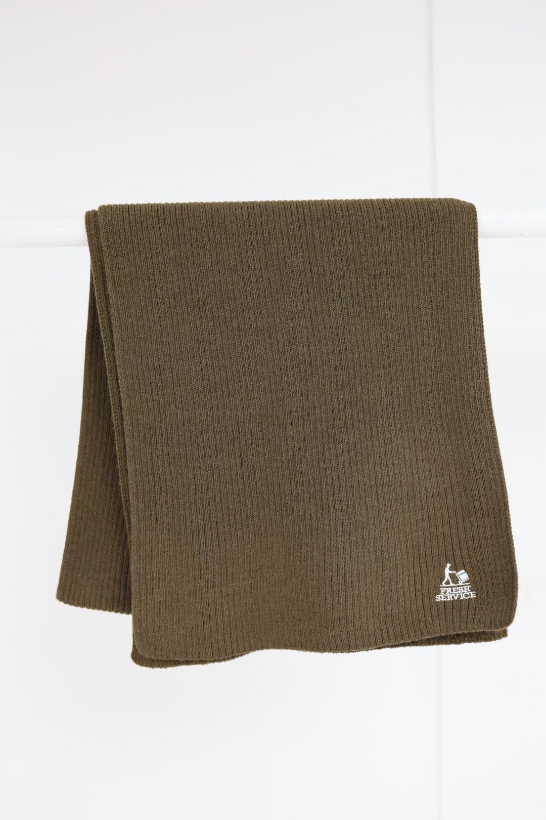 フレッシュサービスTHERMAL RIB KNIT SCARF(FSP254-90067)KHAKI☆11月15日(土)発売！