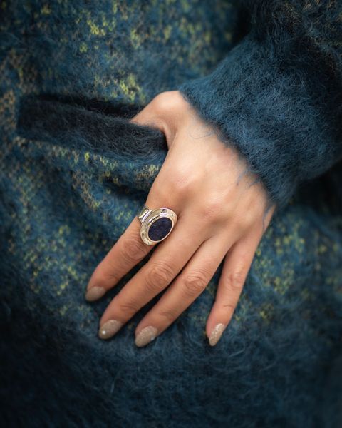 XOLO JEWELRY ショロジュエリー / Amulet Ring with Sodalite (XOR092)SILVER925☆新作発売！