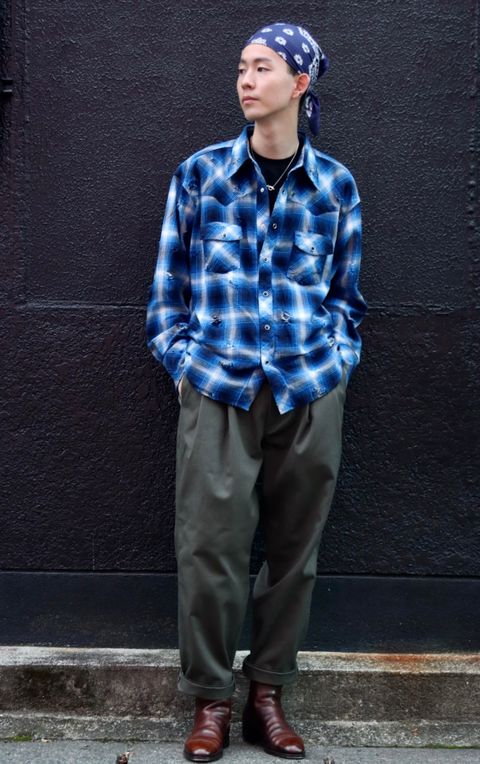 Rafu ラフ 2023AW WESTERN SHIRTスタイル