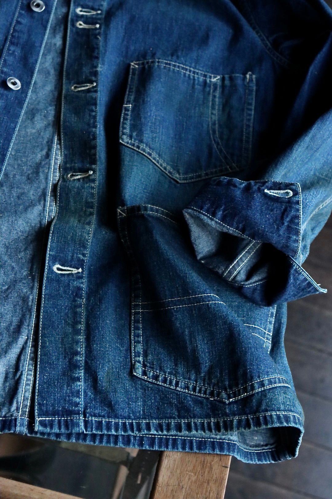 アプレッセ23SSデニムカバーオール Denim Coverall Jacket(23SAP-01-16M)INDIGO