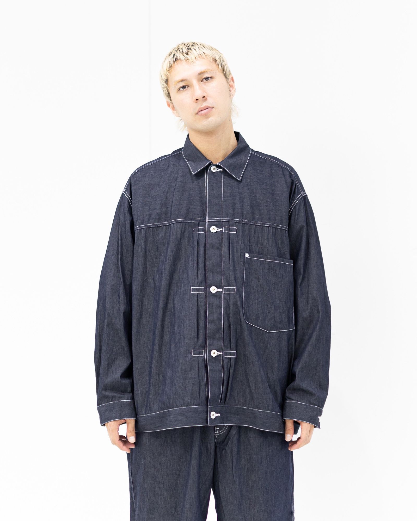 コムデギャルソンオム26SS 1stタイプデニムジャケット(HQ-J028-051)NAVY☆5月1日(金)発売！