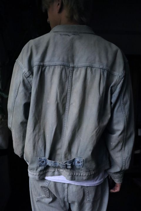 A.PRESSE STYLE2 1st delivery 1st Type Denim Jacket&Washed Denim Wide Pants style 2024.6.21