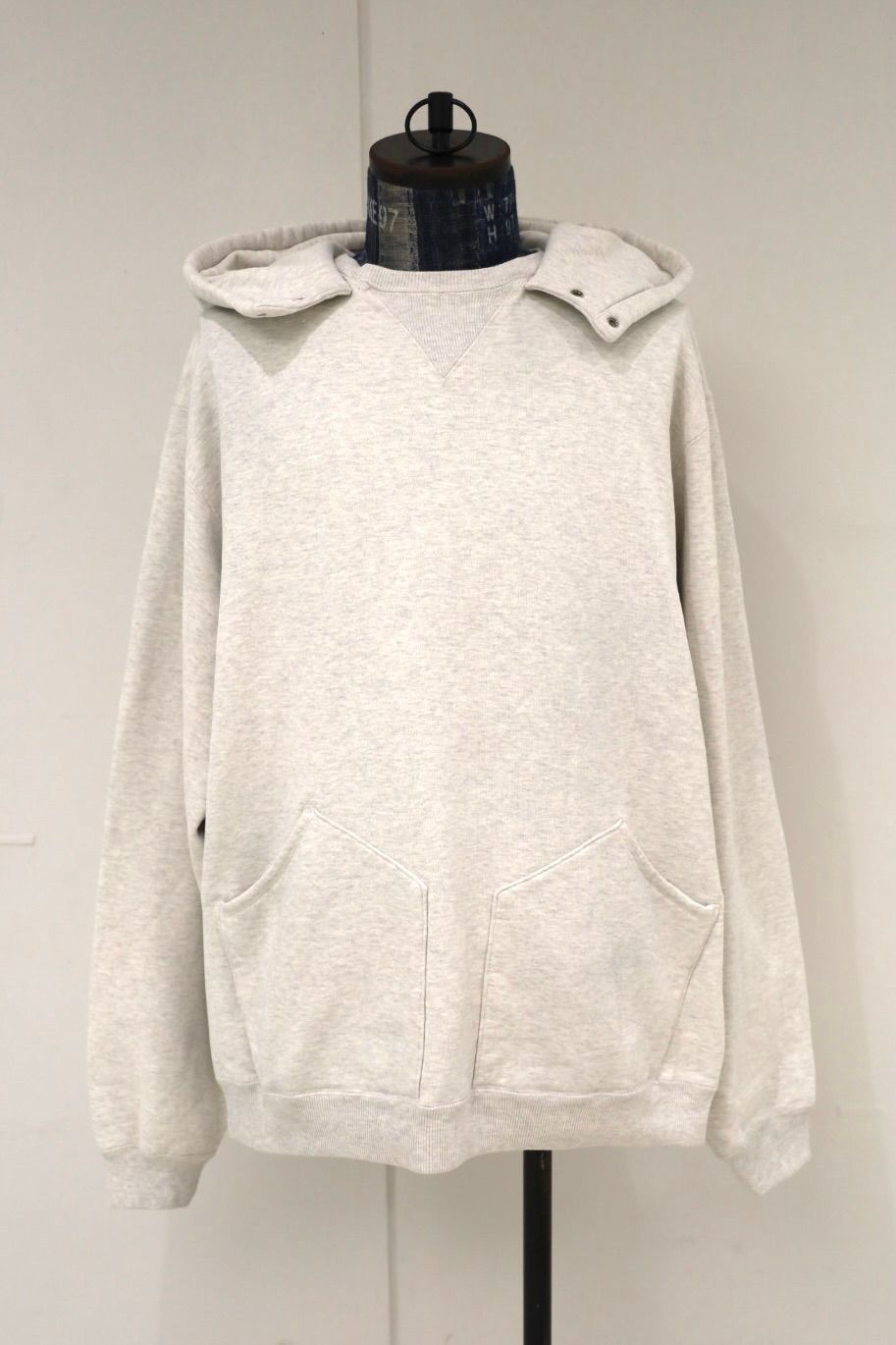 アプレッセ 2026 STYLE2 Vintage Attached Snap Hood Sweat Parka(26AAP-05-13)OATMEAL☆8月22日(土)発売！