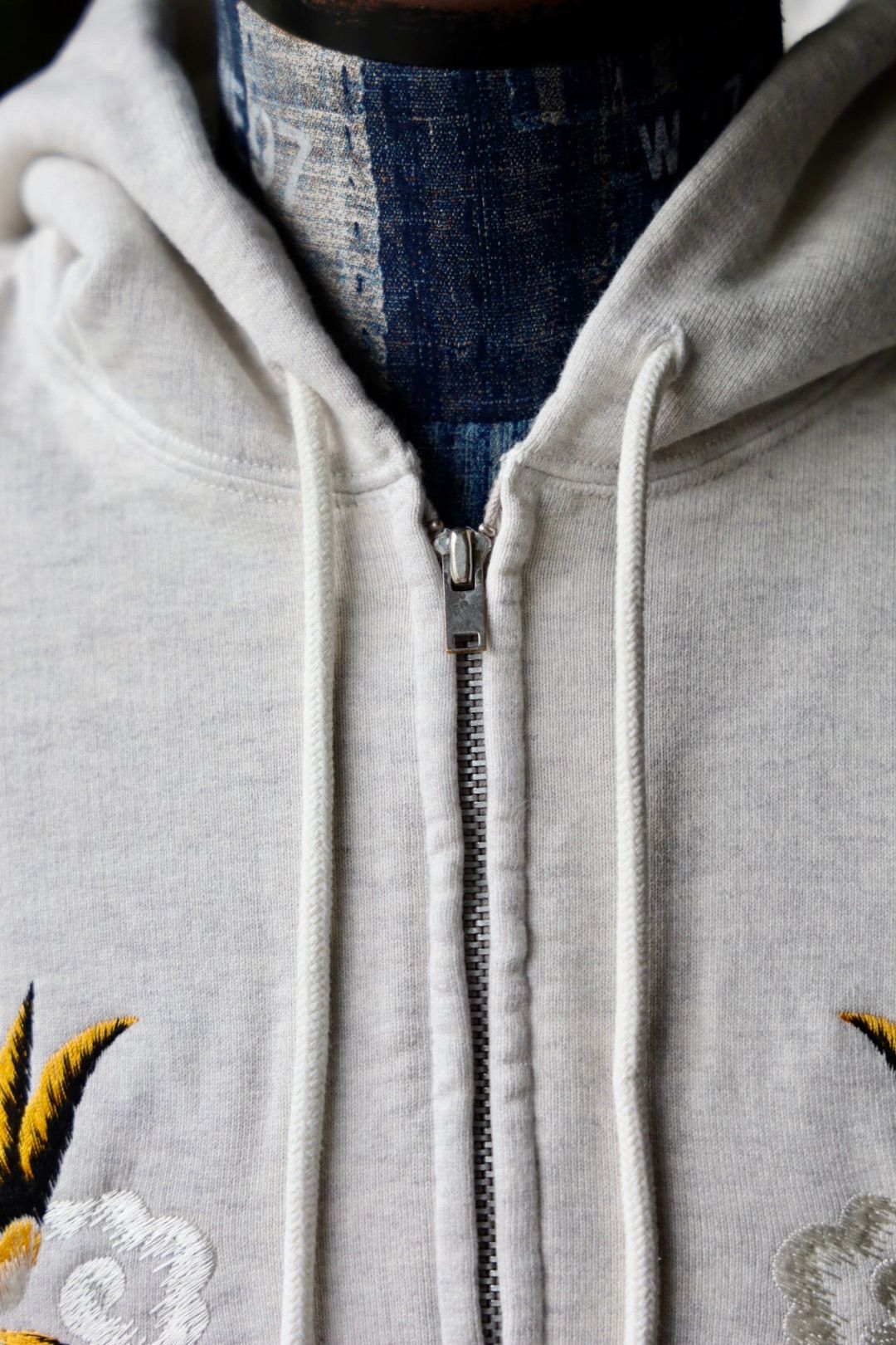 BOW WOW 25FWバウワウ SUKAJAN EMB ZIP HOODIE AGED(BW252-SEZH)AGED OATMEAL★9月20日(土)発売！
